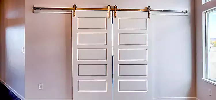 Glass Barn Door with Installation Hardware Kit Pueblo
